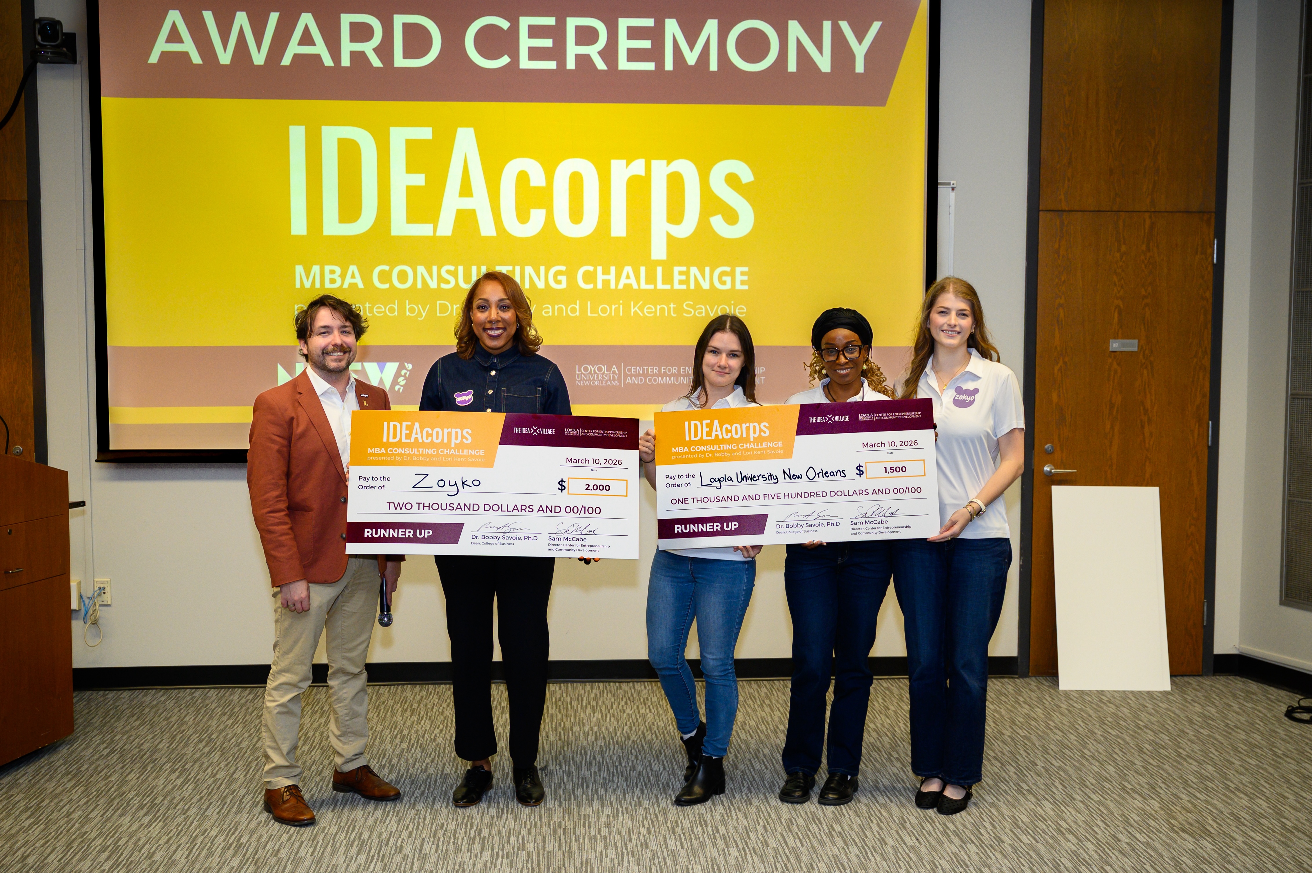 Loyola University New Orleans Runner-Up Group Photo